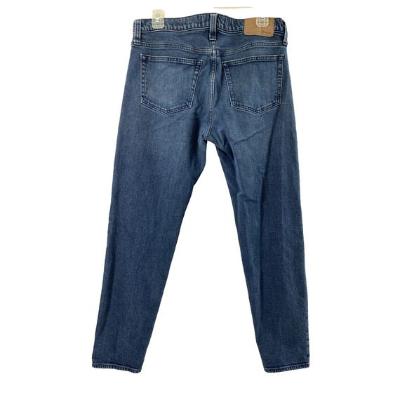 Madewell Jeans Womens 31 x 28 Relaxed Tapered Blue Medium Wash Denim Stretch - Picture 2 of 12